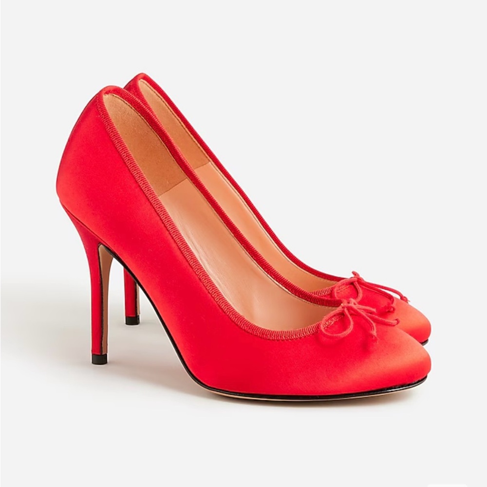 NIB J.Crew collection ballet pumps- red. Size 7.5